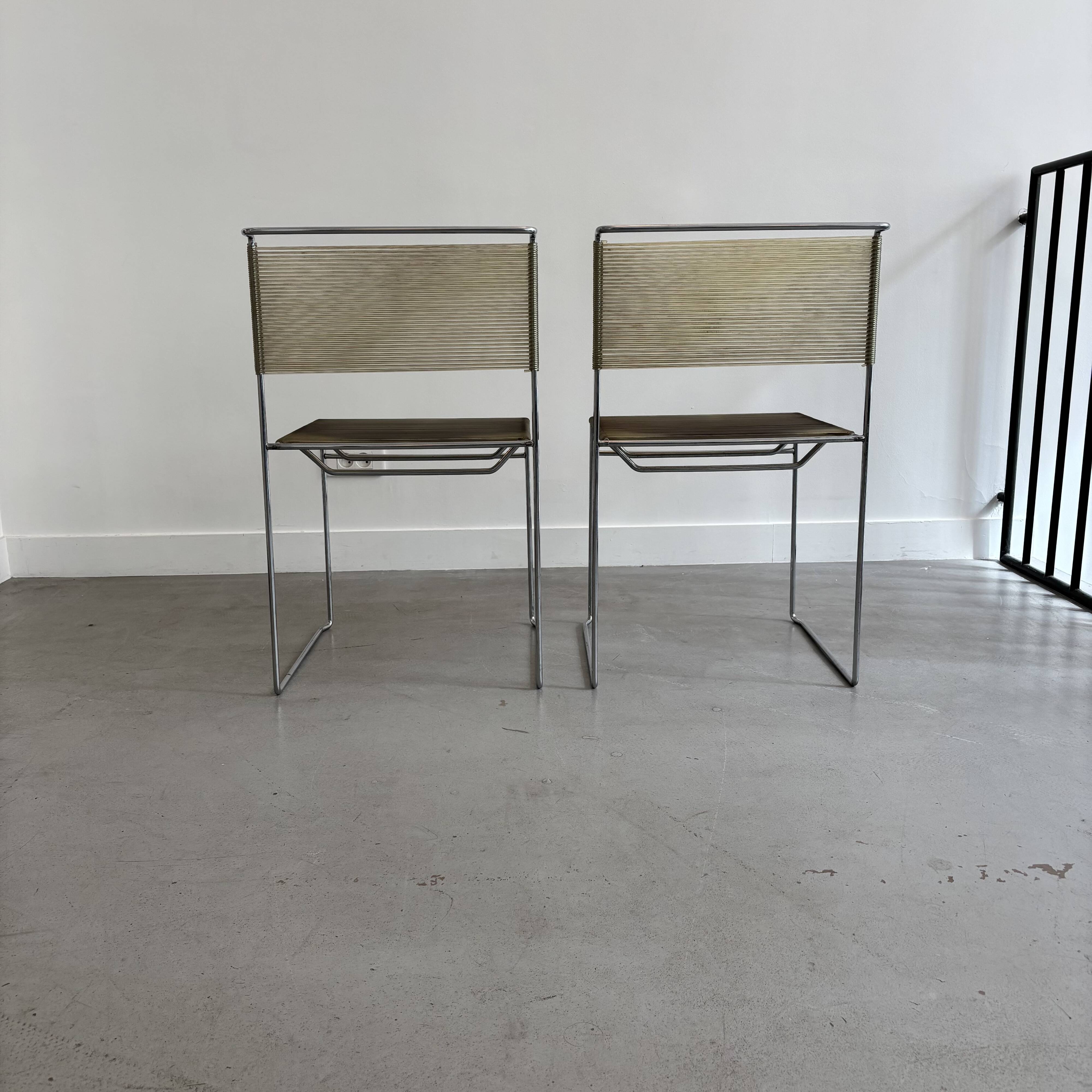 Pair of Belloti chairs for fly line