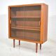 Showcase by CFC Silkeborg 1960s Danish teak Scandinavian display cabin