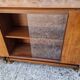 Mahogany glass sideboard, 1950