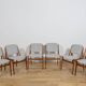 Mid-Century Teak Ella Dining Chairs by Arne Vodder for Vamo Sønderborg, Denmark, 1960s, Set of 6