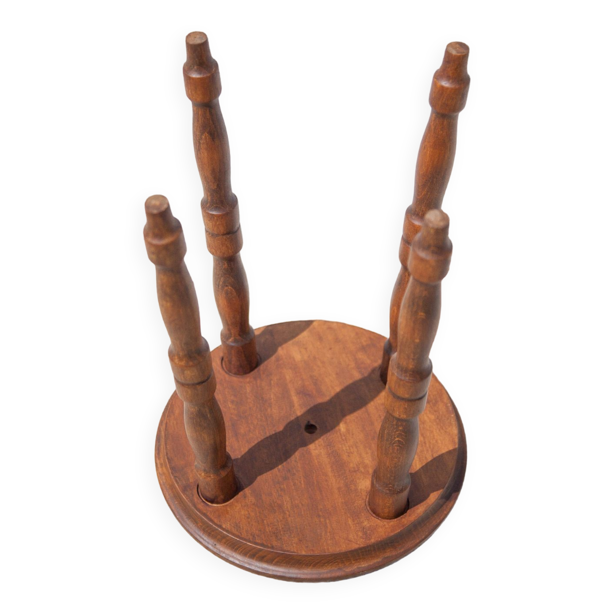 Vintage stool, wooden stool, side stool, plant holder