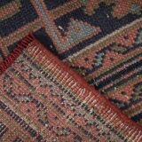 Vintage Turkish Oushak Handwoven Rug 63x633 cm