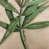 Signed watercolor with oleander flowers