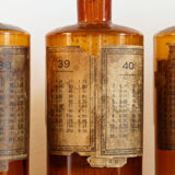 Set of 6 apothecary bottles, early twentieth century