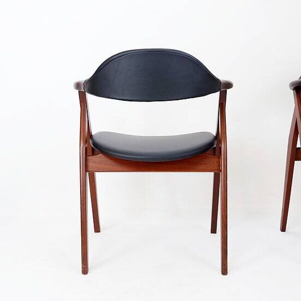 Cow Horn'' Chairs by Tijsseling Meubelfabriek, Netherlands 1960 - sold individually - 4 available