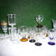 17 ex liquor crystal glass set