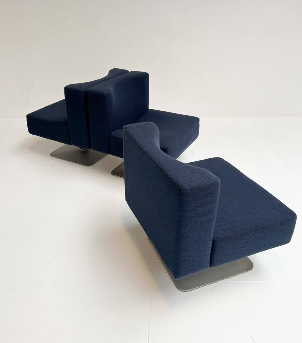 Canapé modulaire Mauser System 350 par Herbert Hirche, années 1980