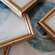 4 old lithographs of the 4 seasons