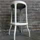 Tabouret en acier industriel