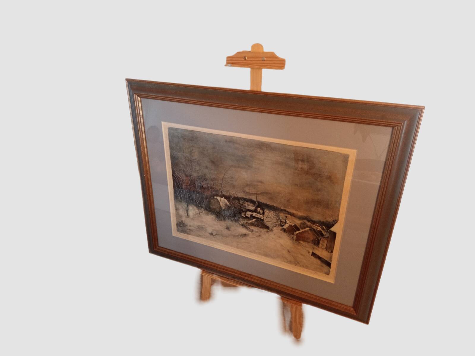 Bernard Gantner – Large lithograph signed and numbered 49/85