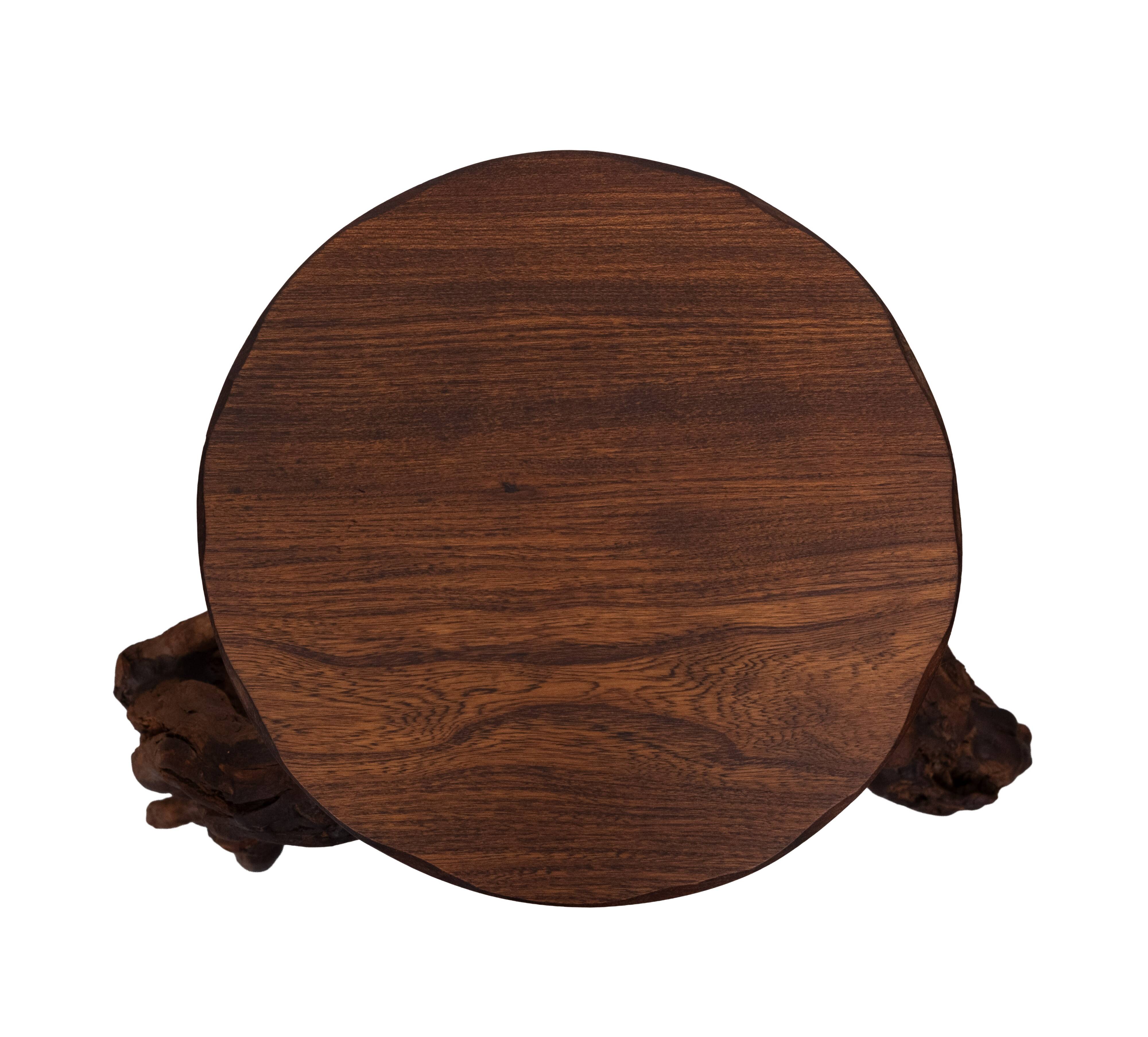 French, Set Of 2 Twisted Grape-vine Roots Bar Stools 1960s