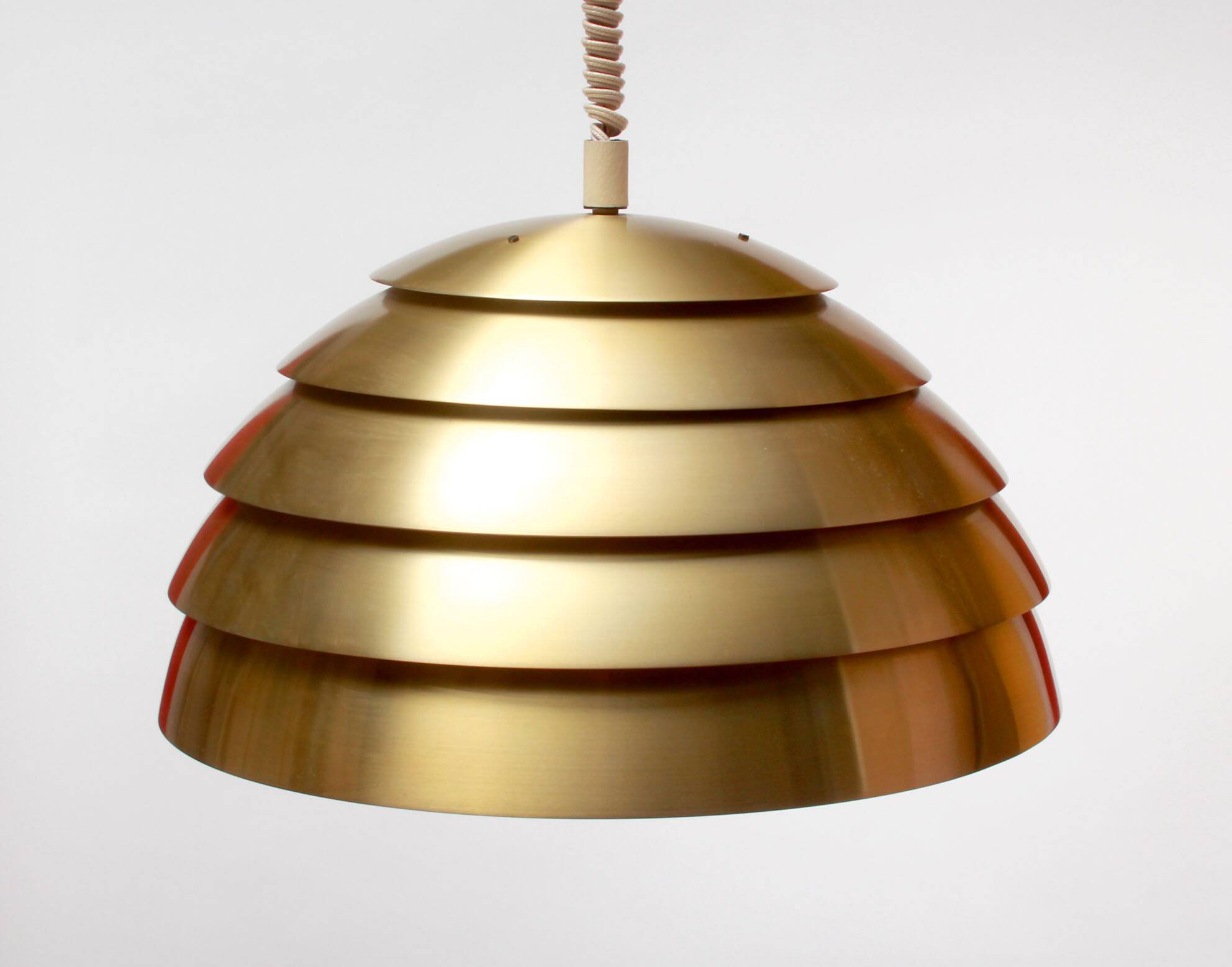 1960s ceiling lamp Hans-Agne Jakobsson in Gold