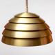 Lampe de plafond des années 1960 Hans-Agne Jakobsson en or