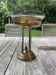 Antique Centerpiece Fruit Bowl in Gilded Brass with Fine Chiseled Glass Bowl