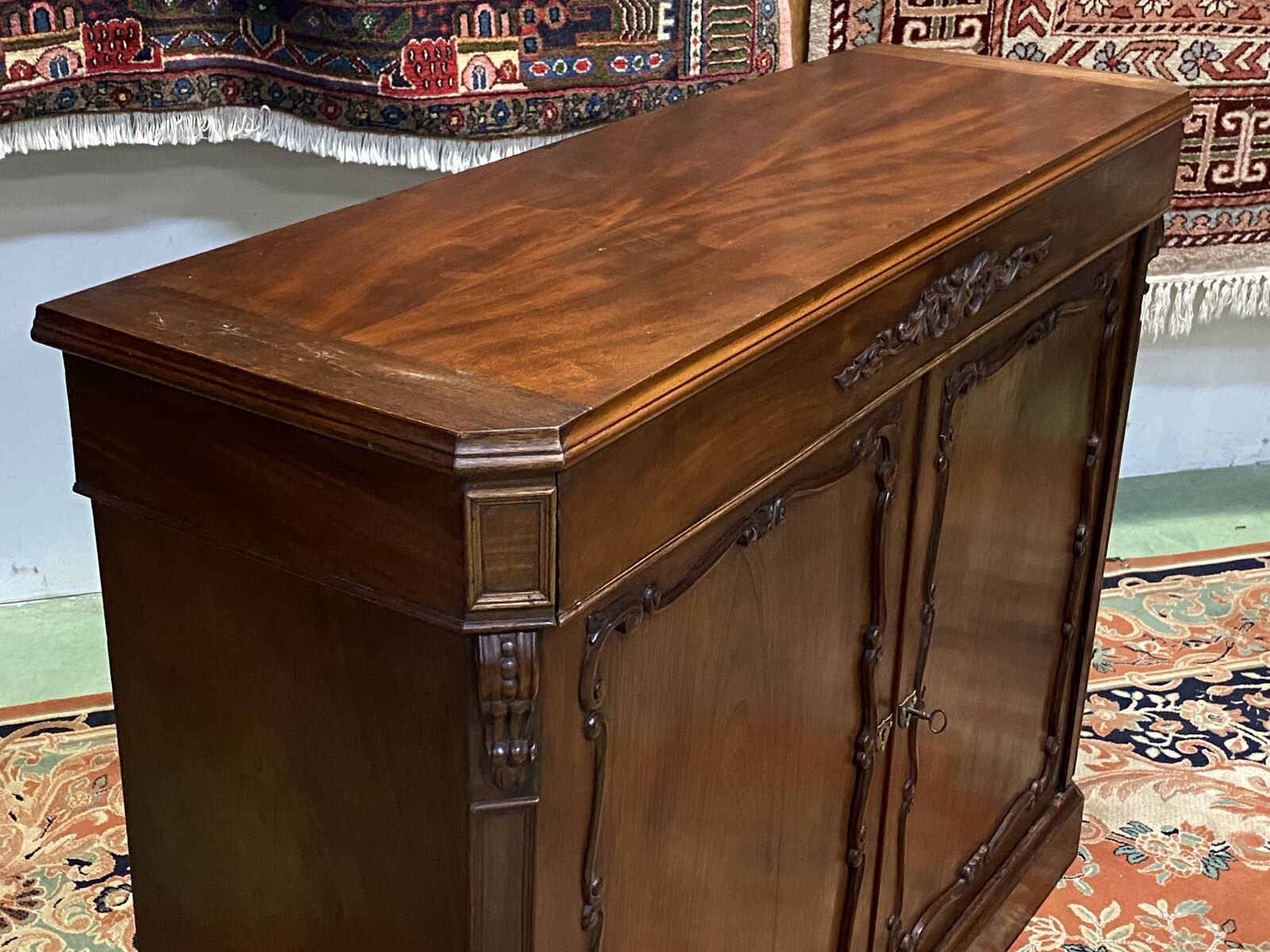 Buffet Napoleon III in mahogany - 19th