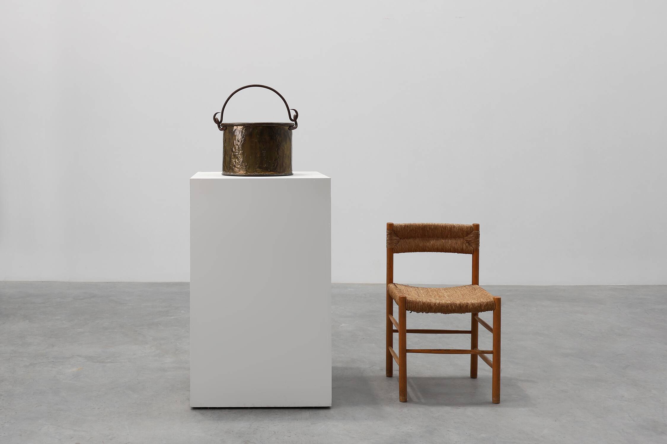 Antique French Provincial Copper Kettle, 19th Century