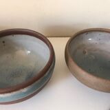 Vintage ceramic sandstone cups and cups Roger Jacques