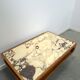 Teak salontafel met groot marmeren blad