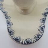 Saucière ancienne faïence décor Rouen Lunéville K&G