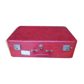 Valise vintage rouge