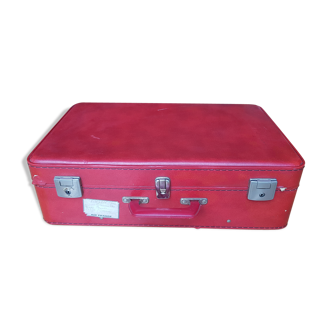 Valise vintage rouge