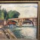 Parisian Seine quay signed L.Chardon