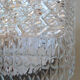 Wall lamp square ceiling lamp in minimalist glass 1970 1980 seventies eighties luminaire