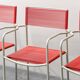 Set of 6 chairs mod. spaghetti giandomenico belotti for alias ​​80s vintage