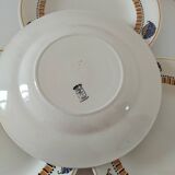 Longwy Art Deco plates