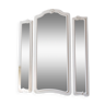 Triptych of old beveled mirrors