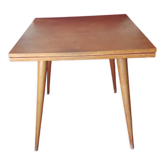 Table d'appoint vintage pieds compas scandinave