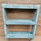 Burmese teak wall shelf