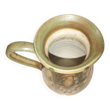 Ceramic pitcher signed Courjault