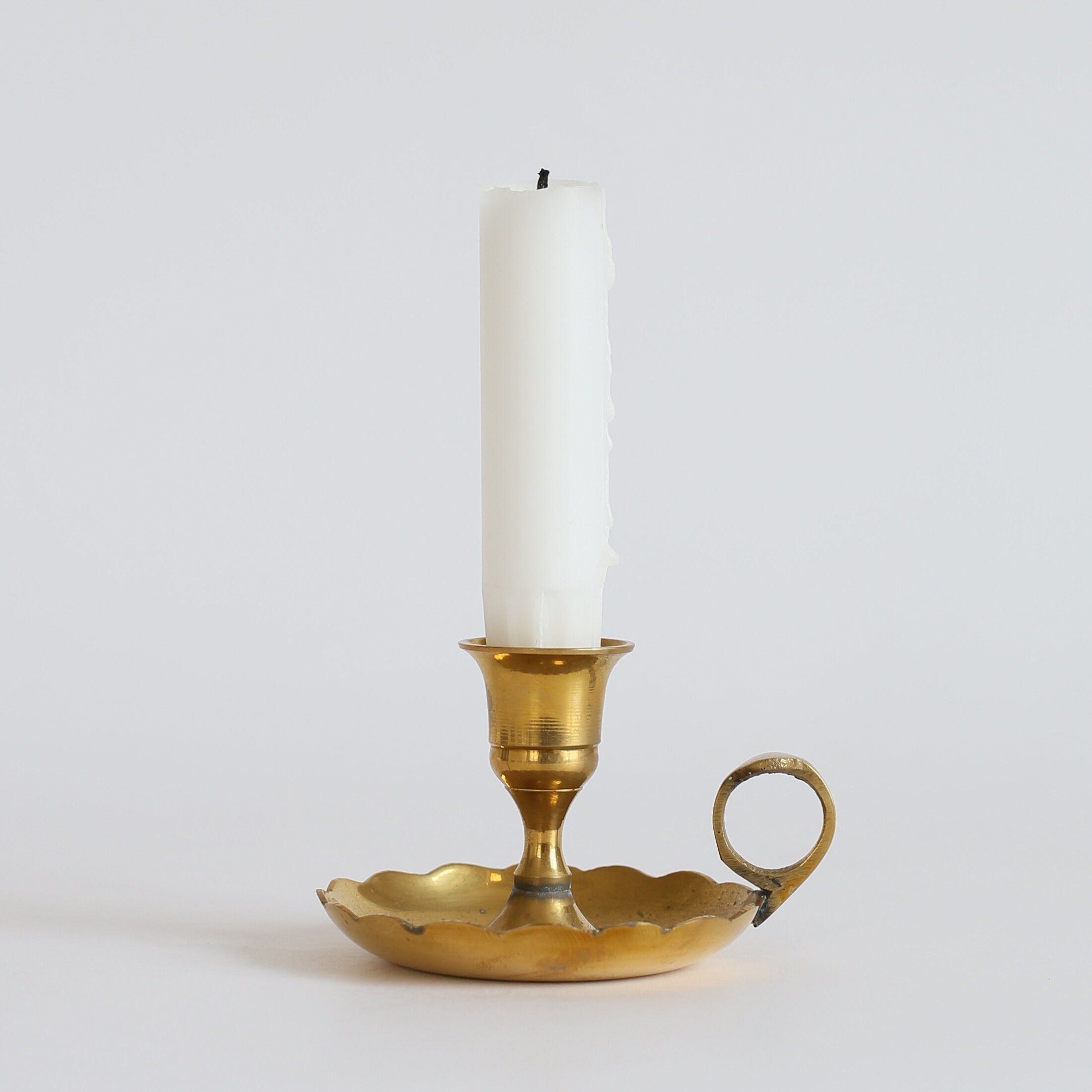 Brass candle holder