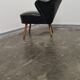 Chaise skai noir vintage