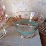 Set of 7 granite glass cups
