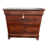 Commode ancienne bois et marbre