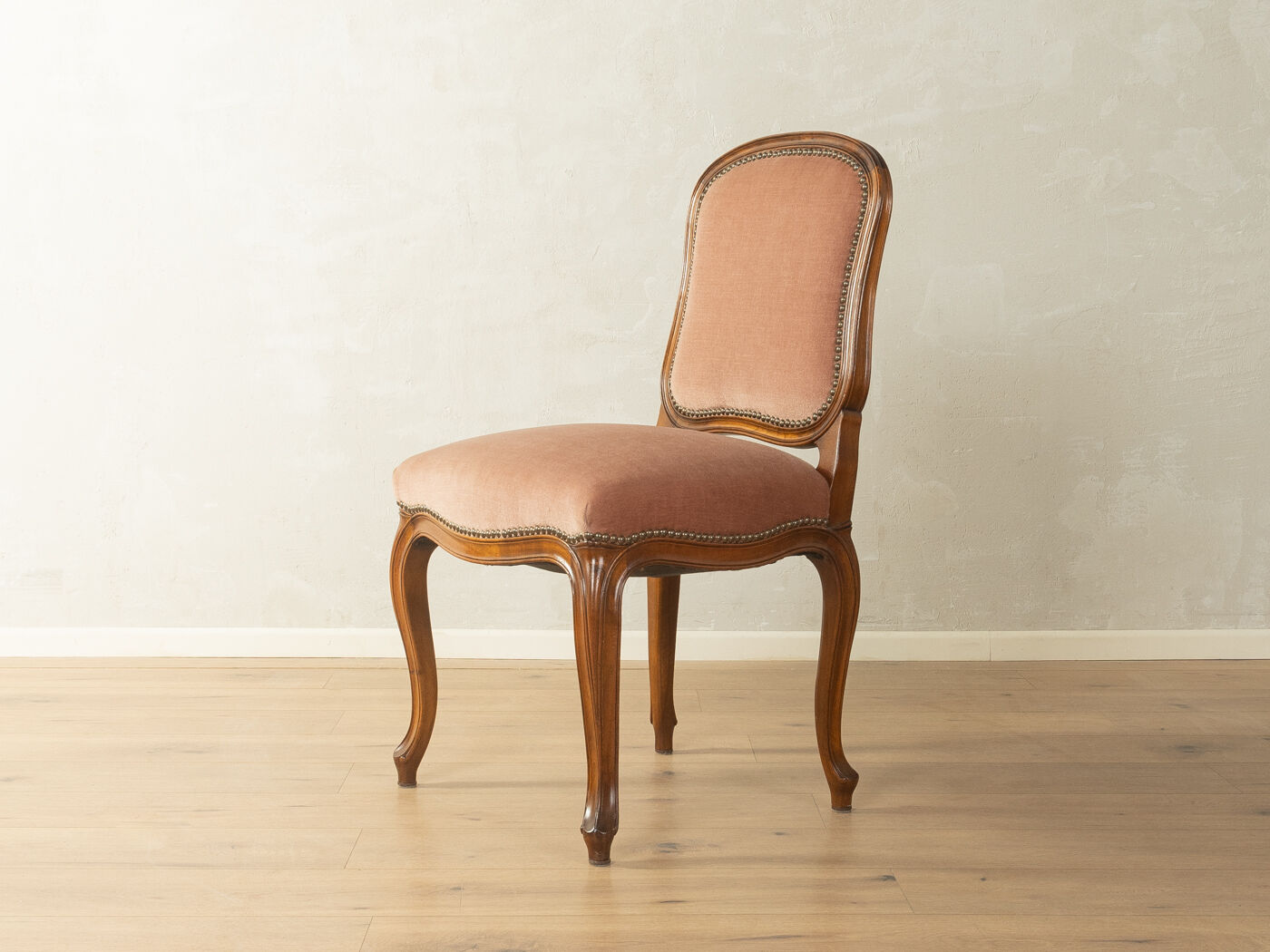 Rococo dining chairs, set of 6, circa 1900, baroque style