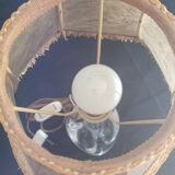 Crystal lamp signed "Charles Schneider"