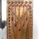 Art Nouveau mirror, "The French Rooster Triumphant over the German Eagle", 1916