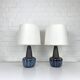 Pair of Søholm table lamps model 1051 by Einar Johansen, Soholm, Denmark, 1960.