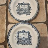 Two deep plates
