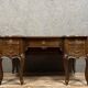 Curved provencal louis xv style desk in carved walnut circa 1880