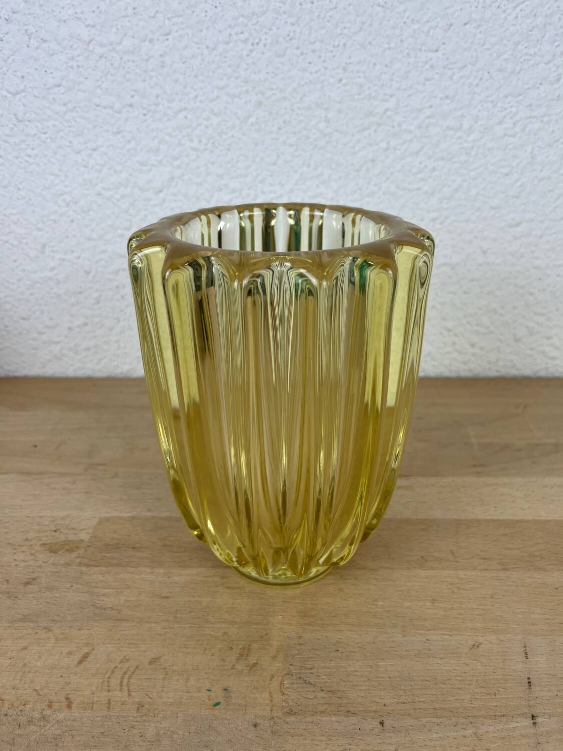 Vase art déco Pierre d’Avesn jaune