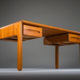 Vintage Danish cabinetmaker desk in teak, 1950s