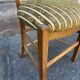 Chaise d'epoque directoire à décor peint dans le dossier