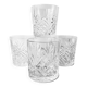 Ensemble de 4 verres à whisky cocktails Hollywood Regency