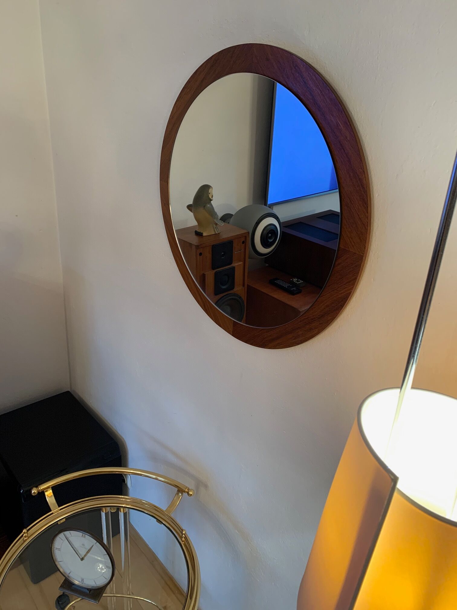Mirror, Denmark, 1960s 64cm
