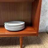Vintage display cabinet bookcase shelf
