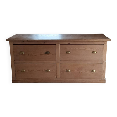 Meuble de métier à tiroir